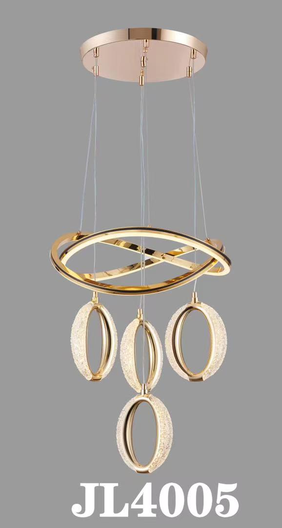 Golden Circle – Acrylic Flush Pendant