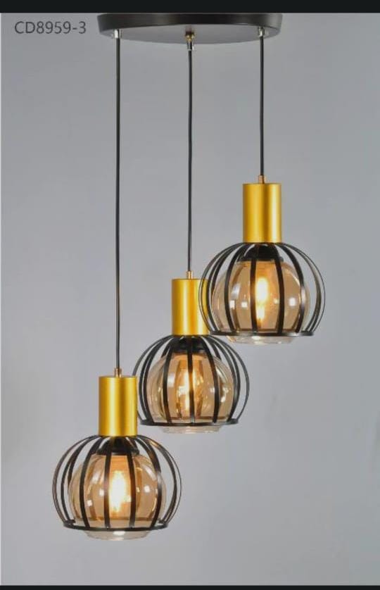 Goldline Trio – Elegant Pendant Set