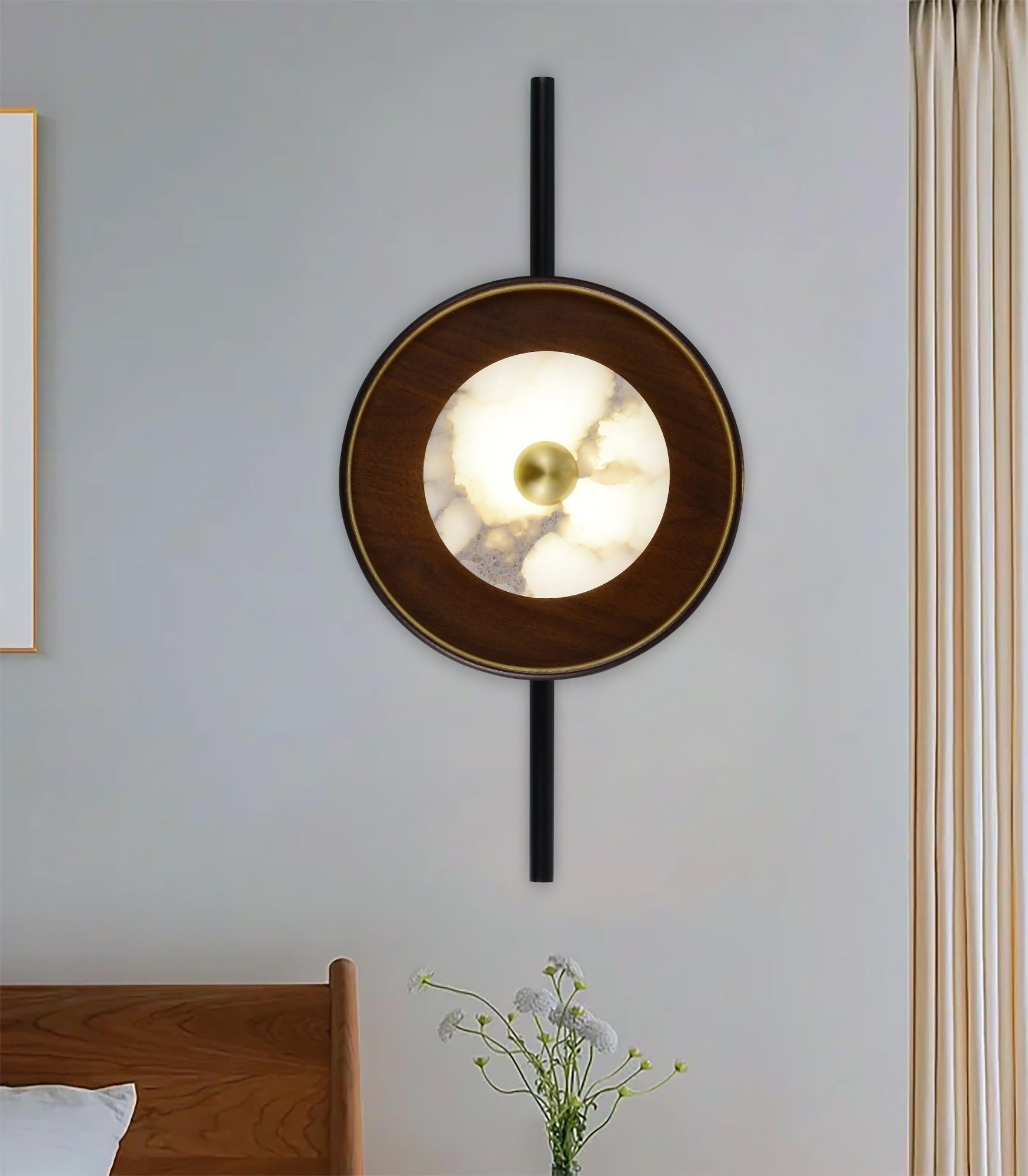Rustique Glow – Wooden Marble Fusion
