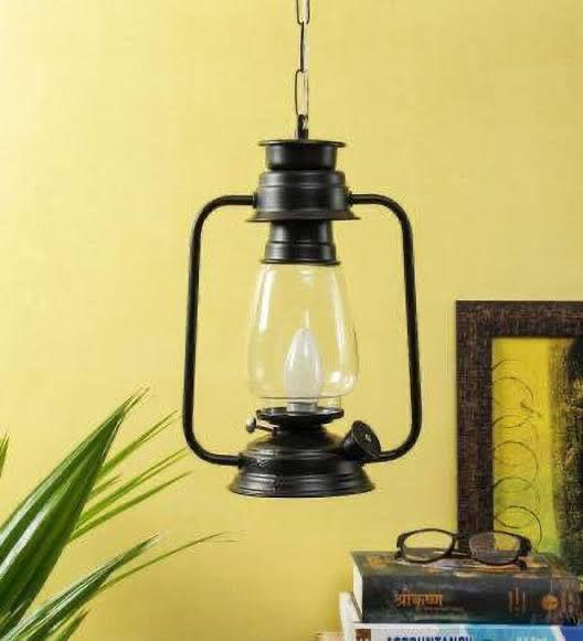 Obsidian Orb – Glass & Metal Accent Light