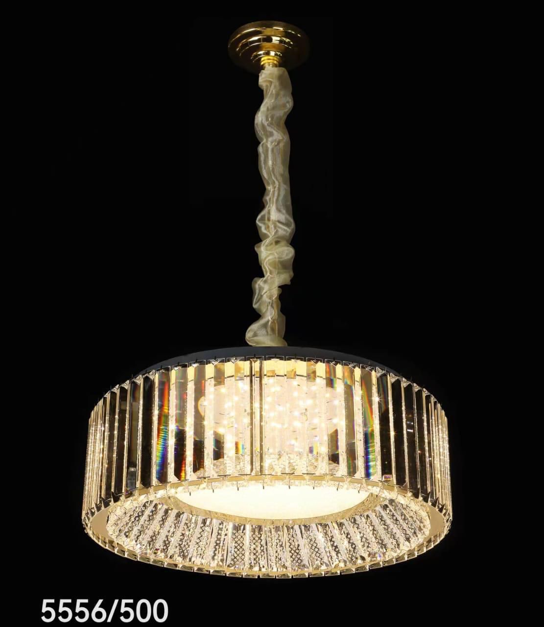Brass Eclipse – Glass & Acrylic Fusion Light