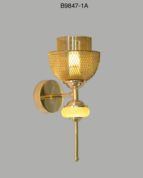 Amber Aura – Vintage Glass Light