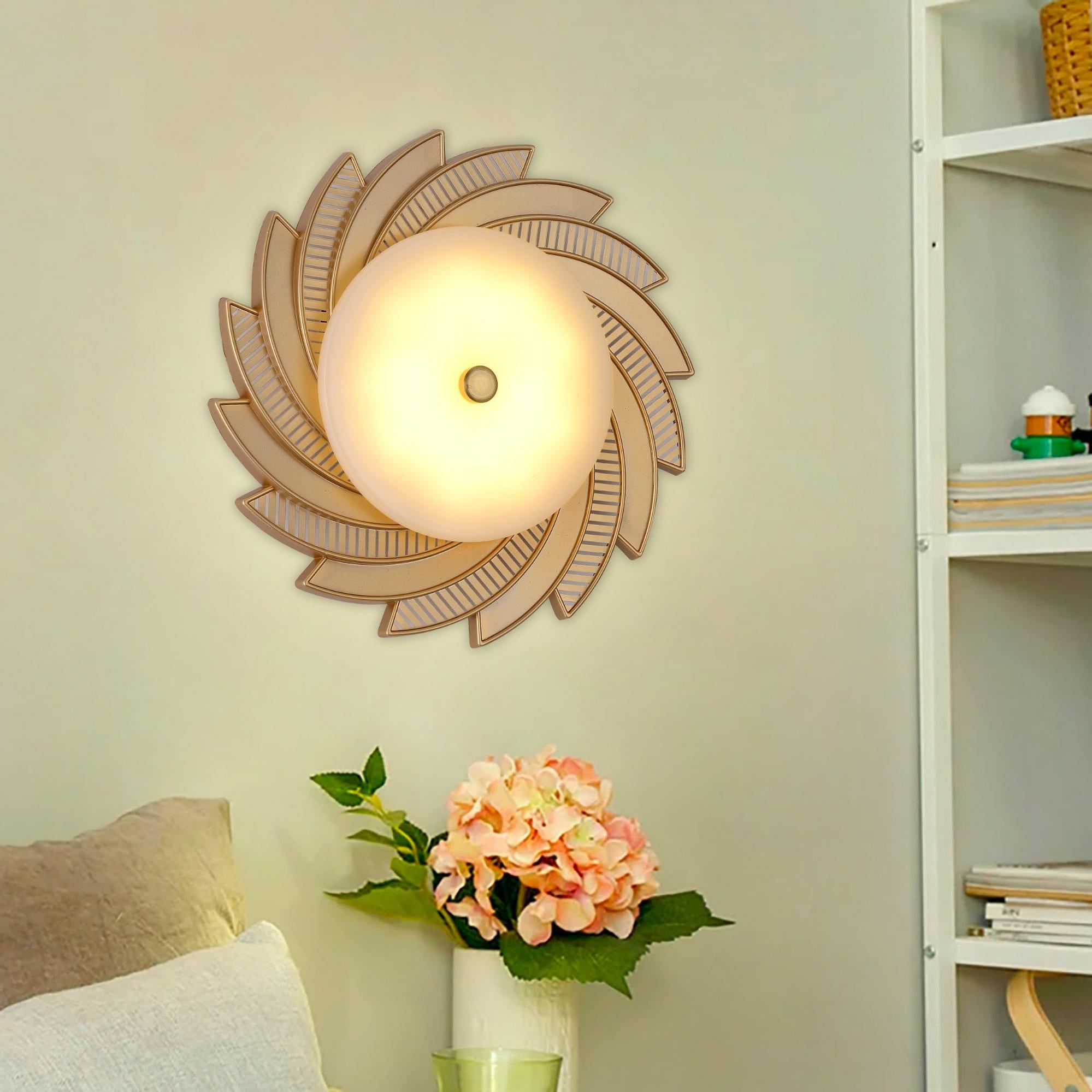 Marble Luxe – PVC Brass Wall Light